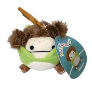 Squishmallows Benny Bigfoot Frog Costume Epic Collection 3.5" Clip-on Plush NWT